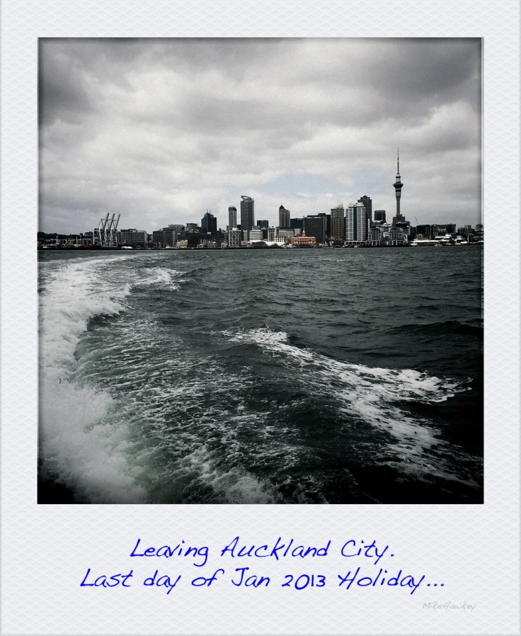 Leaving Auckland by Boat
