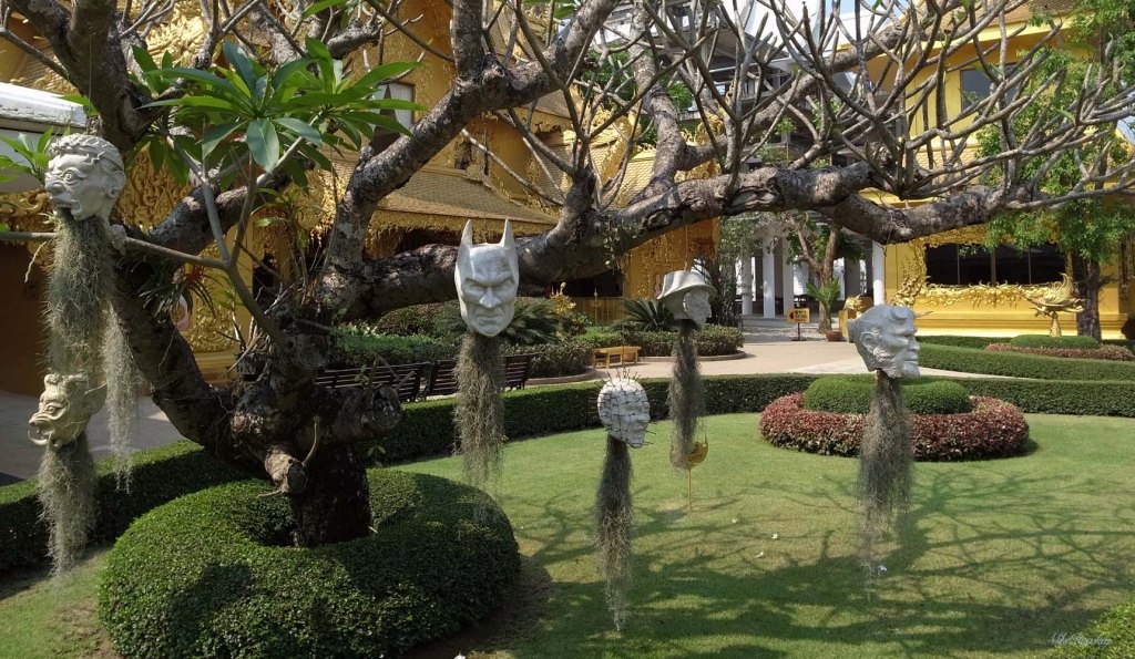 Outside white temple 3