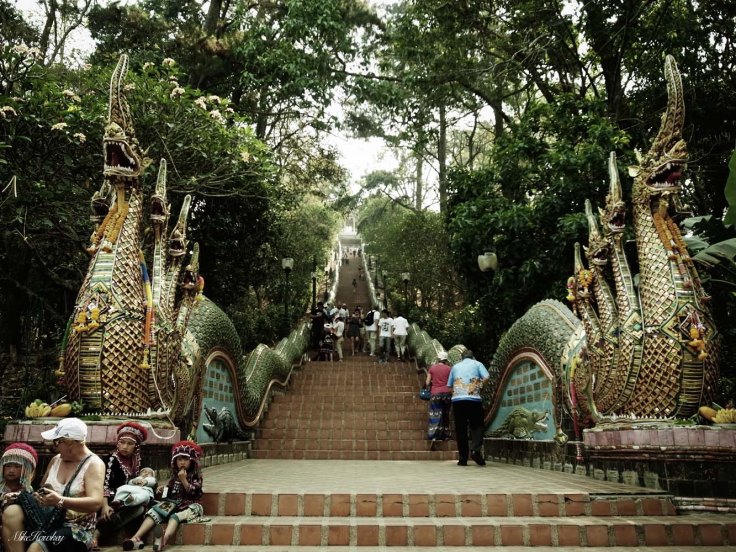 Stairs to the Mountian Temple